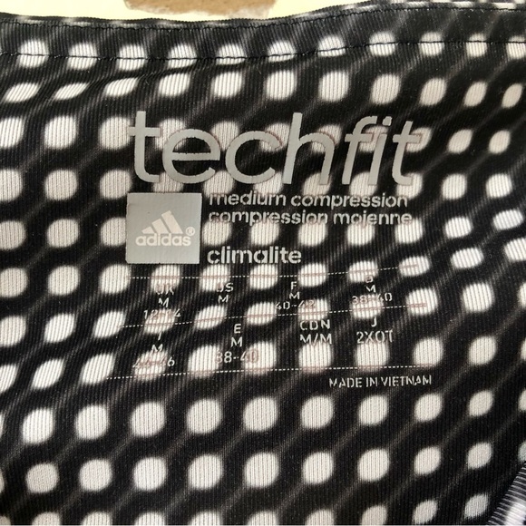 Adidas TechFit Climalite Leggings Size Medium - Picture 6 of 8